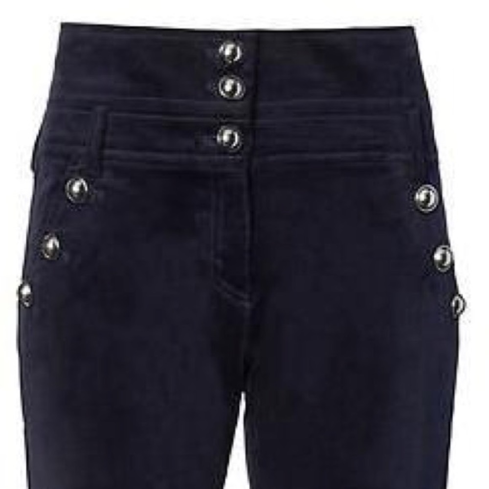 Banana Republic x Olivia Palermo Corduroy High-Waisted Pants
